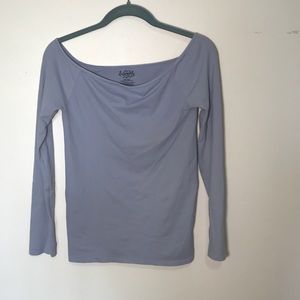 Free People Periwinkle light blue purple top